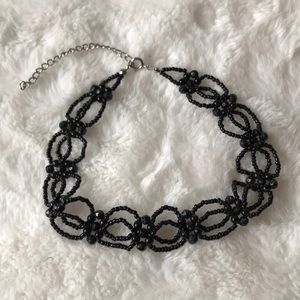 Beaded Victorian Choker Necklace